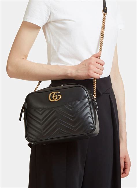 gucci small gg marmont shoulder bag|GG Marmont matelassé small bag.